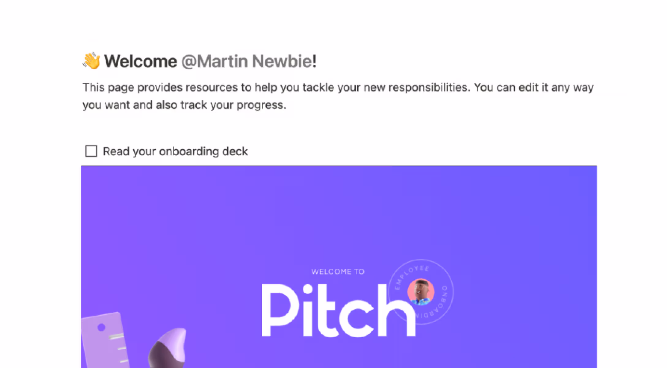 Onboarding-Checkliste