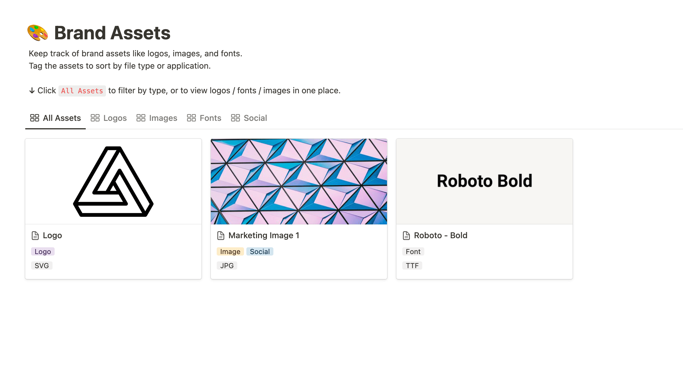 Notion brand assests