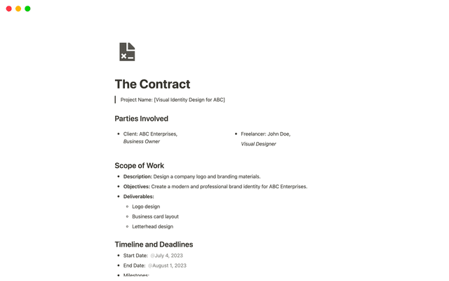 The Contract