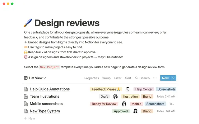 Design reviews